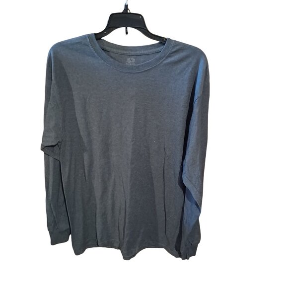 Fruit of the Loom Tops - Fruit Of The Loom Platinum Solid Gray Top